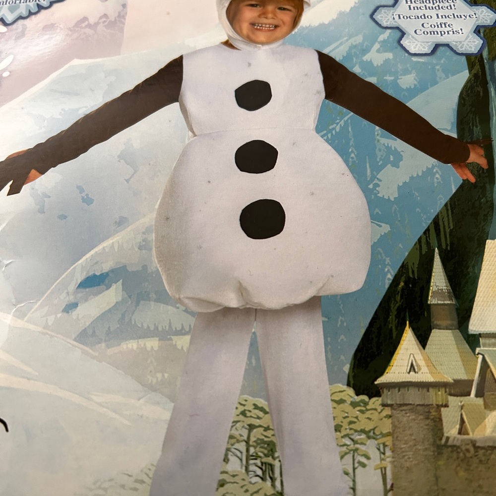 Kids Frozen Olaf Snowman Costume